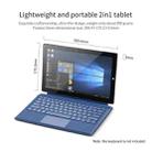 PiPO W11 2 in 1 Tablet PC, 11.6 inch, 8GB+128GB+256GB SSD, Windows 10, Intel Gemini Lake N4120 Quad Core Up to 2.6GHz, with Stylus Pen Not Included Keyboard, Support Dual Band WiFi & Bluetooth & Micro SD Card - 10