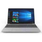 F152 Ultra-thin Notebook, 15.6 inch, 12GB+128GB, Fingerprint Unlock, Windows 10 Intel Celeron J4125 Quad Core, Support TF Card & Bluetooth & WiFi & HDMI, US Plug (Silver) - 1