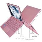 HONGSAMDE HSD1012 Laptop, 10.1 inch, 8GB+1TB, Windows 10 OS Intel Celeron N4120 Quad Core, Support TF Card & HDMI, US Plug(Pink) - 3