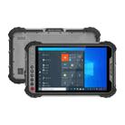 UNIWA WinPad W801 4G Rugged Tablet PC, 8.0 inch, 8GB+256GB, IP65 Waterproof Shockproof Dustproof, Windows 10, Intel Core i5-8200Y Dual Core, Support WiFi / BT / RJ-45, EU Plug(Dark Gray) - 1