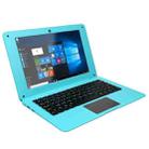 F2 Laptop, 10.1 inch, 2GB+32GB, Windows 10 OS,  Intel Atom X5-Z8350 Quad Core CPU 1.44Ghz-1.92Ghz , Support TF Card & Bluetooth & WiFi & HDMI, US Plug(Blue) - 1