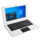 F2 Laptop, 10.1 inch, 2GB+32GB, Windows 10 OS,  Intel Atom X5-Z8350 Quad Core CPU 1.44Ghz-1.92Ghz , Support TF Card & Bluetooth & WiFi & HDMI, US Plug(White) - 1