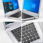 F3 Laptop, 12.5 inch, 4GB+64GB, Windows 10 OS,  Intel Celeron N3350 Dual Core CPU 1.44Ghz-1.92GHz , Support TF Card & Bluetooth & WiFi & HDMI, US Plug (Silver) - 6