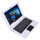 PC-A133 10.1 inch Laptop, 4GB+128GB, Android 12.0 OS,  Allwinner A133 Quad Core CPU, Support TF Card & Bluetooth & WiFi, EU Plug(White) - 1
