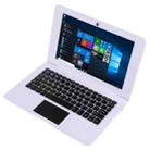 PC-A133 10.1 inch Laptop, 4GB+128GB, Android 12.0 OS,  Allwinner A133 Quad Core CPU, Support TF Card & Bluetooth & WiFi, EU Plug(White) - 3