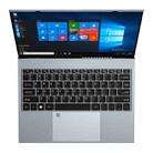 F22 Laptop, 13.5 inch, 8GB+128GB, Fingerprint Unlock, Windows 10 OS, Intel Core i3-1005G1 Dual Core 1.2-3.4Ghz, 2K Full HD Srceen, Support TF Card & Bluetooth & WiFi, US Plug (Grey) - 1