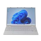 HONGSAMDE HL160G Notebook, 16 inch, 12GB+512GB, Windows 10 Intel Celeron N5095 Quad Core 2.0-2.9GHz, Support TF Card & WiFi & BT & HDMI (Silver) - 1