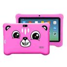 Q818 Kids Education Tablet PC, 7.0 inch, 512MB+8GB, Android 4.4 Allwinner A33 Quad Core 1.3GHz, Support WiFi / Bluetooth / OTG / FM / Dual Camera, with Silicone Case, US Plug(Pink) - 1