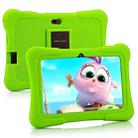 Pritom K7 Kids Education Tablet PC, 7.0 inch, 1GB+16GB, Android 10 Allwinner A50 Quad Core CPU, Support 2.4G WiFi / Bluetooth / Dual Camera, Global Version with Google Play(Green) - 1