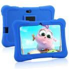 Pritom K7 Kids Education Tablet PC, 7.0 inch, 1GB+16GB, Android 10 Allwinner A50 Quad Core CPU, Support 2.4G WiFi / Bluetooth / Dual Camera, Global Version with Google Play(Blue) - 1