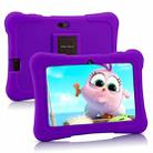 Pritom K7 Kids Education Tablet PC, 7.0 inch, 1GB+32GB, Android 10 Allwinner A50 Quad Core CPU, Support 2.4G WiFi / Bluetooth / Dual Camera, Global Version with Google Play(Purple) - 1
