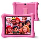 Qunyico Y10 Kids Tablet PC, 10.1 inch, 2GB+32GB, Android 10 Allwinner A100 Quad Core CPU, Support 2.4G WiFi / Bluetooth, Global Version with Google Play, US Plug (Pink) - 1
