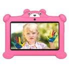 Pritom K7 Pro Panda Kids Tablet PC, 7.0 inch, 2GB+32GB, Android 11 Allwinner A100 Quad Core CPU, Support 2.4G WiFi & WiFi 6, Global Version with Google Play, US Plug (Pink) - 1
