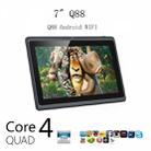 Q88 Kids Education Tablet PC, 7.0 inch, 512MB+8GB, Android 4.4 Allwinner A33 Quad Core, WiFi, Bluetooth, OTG, FM, Dual Camera, with Silicone Case (Black) - 8