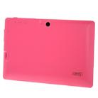 Q88 Kids Education Tablet PC, 7.0 inch, 512MB+8GB, Android 4.4 Allwinner A33 Quad Core, WiFi, Bluetooth, OTG, FM, Dual Camera, with Silicone Case (Pink) - 3