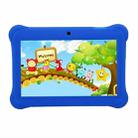 Q88 Kids Education Tablet PC, 7.0 inch, 512MB+8GB, Android 4.4 Allwinner A33 Quad Core, WiFi, Bluetooth, OTG, FM, Dual Camera, with Silicone Case (Blue) - 2