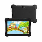 Q88 Kids Education Tablet PC, 7.0 inch, 1GB+8GB, Android 4.4 Allwinner A33 Quad Core, WiFi, Bluetooth, OTG, FM, Dual Camera, with Silicone Case (Black) - 1