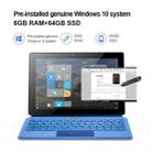 PiPO W10 2 in 1 Tablet PC, 10.1 inch, 6GB+64GB, Windows 10 System, Intel Gemini Lake N4120 Quad Core up to 2.6GHz, with Keyboard & Stylus Pen, Support Dual Band WiFi & Bluetooth & TF Card & HDMI, US Plug - 4