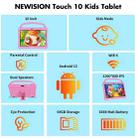 Pritom M10 Kids Tablet PC, 2GB+64GB, 10.1 inch Android 13 Unisoc SC7731E Quad Core CPU, Global Version with Google Play, EU Plug (Pink) - 3