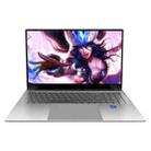 H15 15.6 inch Ultrathin Laptop, 16GB+128GB, Windows 11 Intel Celeron N5095 Quad Core, EU Plug (Silver) - 1