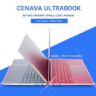 CENAVA F151 Ultrabook, 15.6 inch, 8GB+128GB, Windows 10 Intel Celeron J3455 Quad Core Up to 2.3GHz, Support TF Card & Bluetooth & Dual WiFi & Mini HDMI, US/EU Plug(Silver) - 8