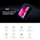 ALLDOCUBE M8 4G Call Tablet, 8.0 inch, 3GB+32GB, 5500mAh Battery, Android 8.0 Oreo MTK X27 (MT6797X) Deca Core Up to 2.6GHz, Support OTG & GPS & FM & Bluetooth & Dual Band WiFi & Dual SIM(Black) - 5