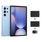 Pad 9 Pro 10.1 inch 4G LTE Tablet PC Combo Set, 4GB+32GB, Android 10 MT6755 Octa Core, with Keyboard / Mouse / Leather Case, UK Plug (Blue) - 1