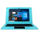 3350 10.1 inch Laptop, 6GB+64GB, Windows 10 OS, Intel Celeron N3350 Dual Core CPU 1.1-2.4Ghz, Support & Bluetooth & WiFi & HDMI, EU Plug(Blue) - 1