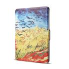 Van Gogh Oil Painting Print Horizontal Flip PU Leather Protective Case for Amazon Kindle Paperwhite 1 & 2 & 3 with Sleep / Wake-up - 1