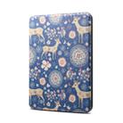 Reindeer Blue Pattern Horizontal Flip PU + TPU Leather Protective Case for Amazon Kindle Paperwhite 4 (2018), with Sleep & Wake-up Function - 1