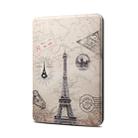 Eiffel Tower Pattern Horizontal Flip PU + TPU Leather Protective Case for Amazon Kindle Paperwhite 4 (2018), with Sleep & Wake-up Function - 1