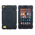 Full Coverage Silicone Shockproof Case for Amazon Kindle Fire 7 (2017)(Black) - 1