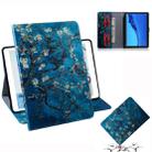 Apricot Blossom Pattern Horizontal Flip Leather Case for Huawei MediaPad M5 Lite 10.1, with Holder & Card Slot & Wallet - 1