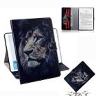 Lion Pattern Horizontal Flip Leather Case for Amazon Kindle Paperwhite 4 (2018) / 3 / 2 / 1, with Holder & Card Slot & Wallet - 1