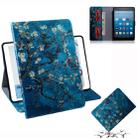 Apricot Blossom Pattern Horizontal Flip Leather Case for Amazon Kindle Fire HD 8 2015/2016/2017/2018, with Holder & Card Slot & Wallet - 1