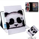 Panda Pattern Horizontal Flip Leather Case for Amazon Kindle Fire HD 10 2015/2017, with Holder & Card Slot & Wallet - 1