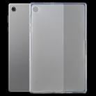 For Lenovo Tab M10 Plus 0.75mm Ultrathin Outside Glossy Inside Frosted TPU Soft Protective Case(Transparent) - 1