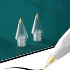 2 PCS 6.0 Crystal Diamond Needle Stylus Pen Tip For Apple Pencil 1 / 2 - 1