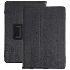 Leather Protective Case with Holder for BDF S10 Tablet (WMC0572 / WMC0573 / WMC0780) (Black) - 1
