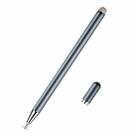 JD02 Universal Magnetic Pen Cap Pan Head + Fiber Cloth 2 in 1 Stylus Pen for Smart Tablets and Mobile Phones (Cosmic Grey) - 1