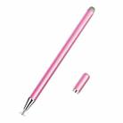 JD02 Universal Magnetic Pen Cap Pan Head + Fiber Cloth 2 in 1 Stylus Pen for Smart Tablets and Mobile Phones (Rose Gold) - 1