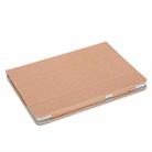 Anti-slip Texture Horizontal Flip PU Leather Protective Case for ONDA X20,  with Three-folding Holder (Gold) - 3
