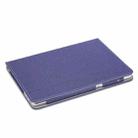 Anti-slip Texture Horizontal Flip PU Leather Protective Case for ONDA X20,  with Three-folding Holder (Blue) - 3