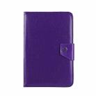 9 inch Tablets Leather Case Crazy Horse Texture Protective Case Shell with Holder for ONDA V891w, Ramos i9s Pro & Win8, Colorfly i898W & i898A(Purple) - 2