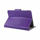 9 inch Tablets Leather Case Crazy Horse Texture Protective Case Shell with Holder for ONDA V891w, Ramos i9s Pro & Win8, Colorfly i898W & i898A(Purple) - 6