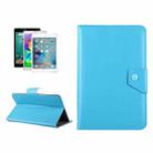 9 inch Tablets Leather Case Crazy Horse Texture Protective Case Shell with Holder for ONDA V891w, Ramos i9s Pro & Win8, Colorfly i898W & i898A(Baby Blue) - 1