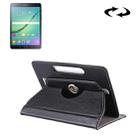 8 inch Tablets Leather Case Crazy Horse Texture 360 Degrees Rotation Protective Case Shell with Holder for Galaxy Tab S2 8.0 T715 / T710, Cube U16GT, ONDA Vi30W, Teclast P86(Black) - 1