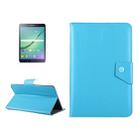 8 inch Tablets Leather Case Crazy Horse Texture Protective Case Shell with Holder for Galaxy Tab S2 8.0 T715 / T710, Cube U16GT, ONDA Vi30W, Teclast P86(Baby Blue) - 1