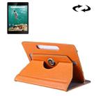 9 inch Tablets Leather Case Crazy Horse Texture 360 Degrees Rotation Protective Case Shell with Holder for ONDA V891w, Ramos i9s Pro & Win8, Colorfly i898W & i898A(Orange) - 1