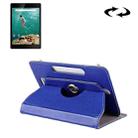 9 inch Tablets Leather Case Crazy Horse Texture 360 Degrees Rotation Protective Case Shell with Holder for ONDA V891w, Ramos i9s Pro & Win8, Colorfly i898W & i898A(Blue) - 1